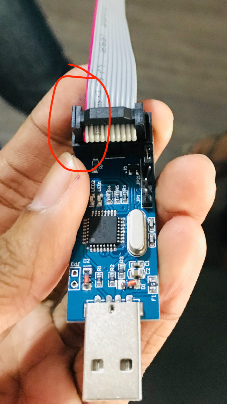 Atmega328p interfacing with a breadboard